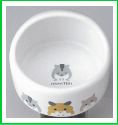 日本MARUKAN新款倉鼠圓形陶瓷食盆