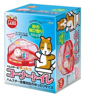 日本marukan鼠鼠專用廁所-紅