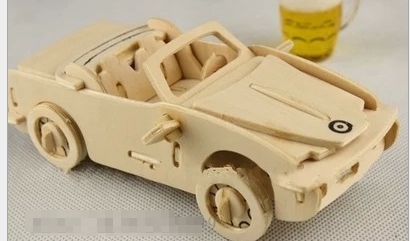 寶馬汽車-木質3D立體DIY拼圖