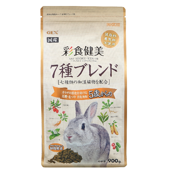 日本GEX彩食健美5歲以上老兔配方800g(效期2024.04)