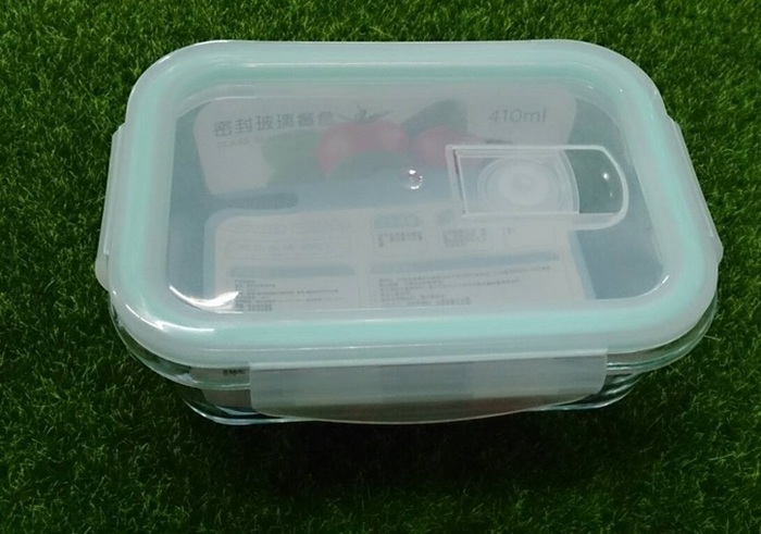 密封玻璃保鮮盒/飼料盒-410ml
