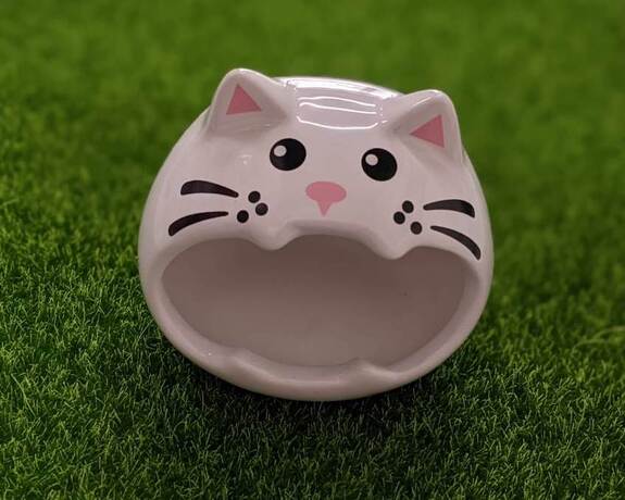 陶瓷小白貓