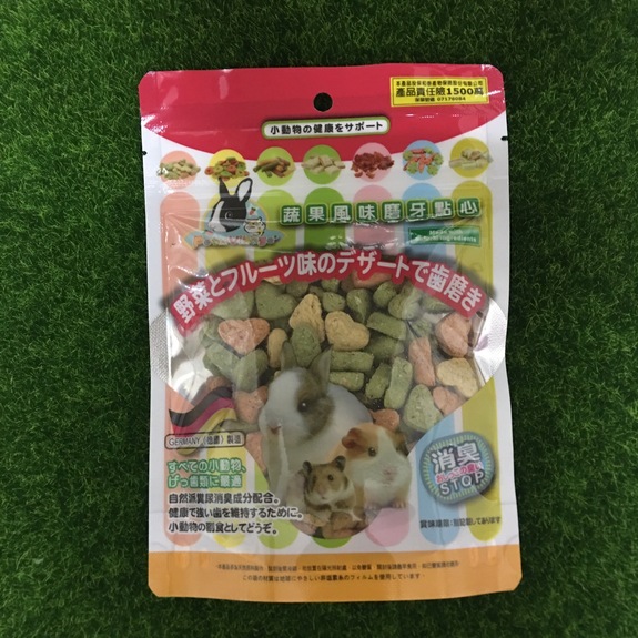 Pet Village 魔法村綜合蔬菜心型磨牙餅140g原裝包