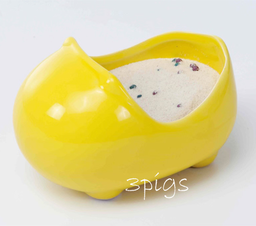 優豆 UD-106洗香香鼠浴盆-三線鼠、老公公適用(黃/藍/紫隨機出色)