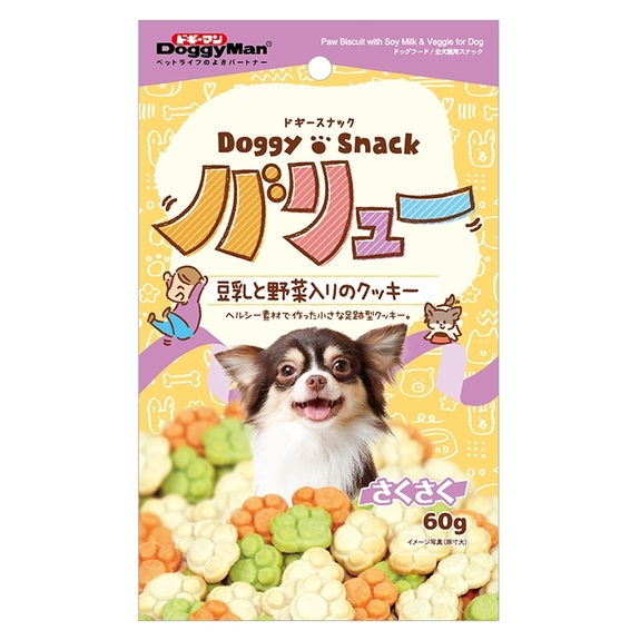 DoggyMan豆乳野菜消臭餅乾60g(新包裝)