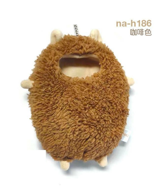 NA-H189 羊駝毛絨睡袋/棉窩-(黃金鼠可)灰色/咖啡色 隨機出貨