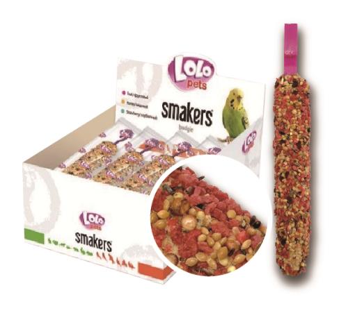 LO-73232 LOLO小型鸚鵡棒棒糖45g-草莓單支(顆粒小/倉鼠可食)