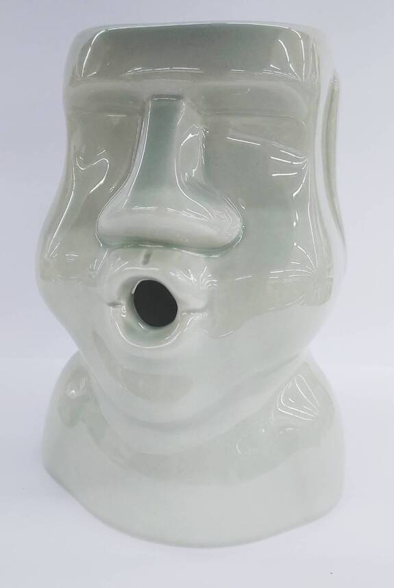 優豆-陶瓷水樽架(水架)-艾摩人造型+降溫屋二合一