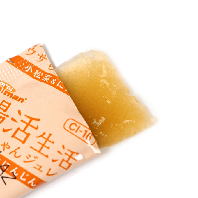 mini Animan 益菌果凍條/蔬果泥-小松菜&紅蘿蔔3gX10個(原包裝-橘)