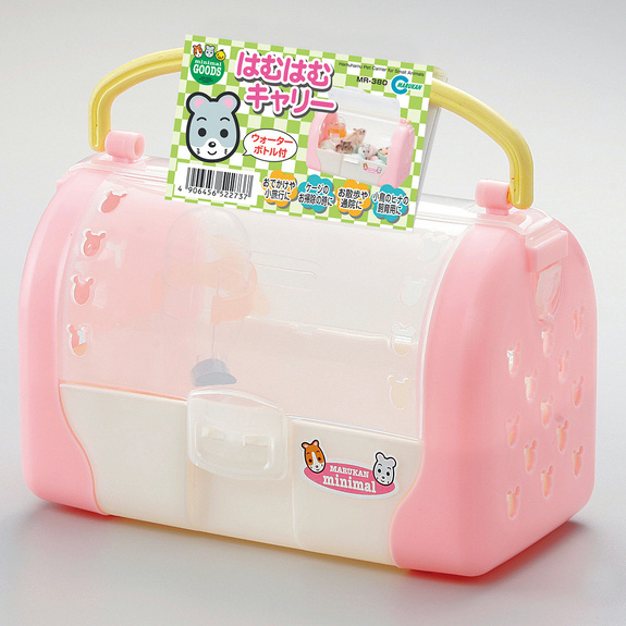日本MARUKAN可愛粉嫩提籠 /鼠鼠運輸籠(單一色)