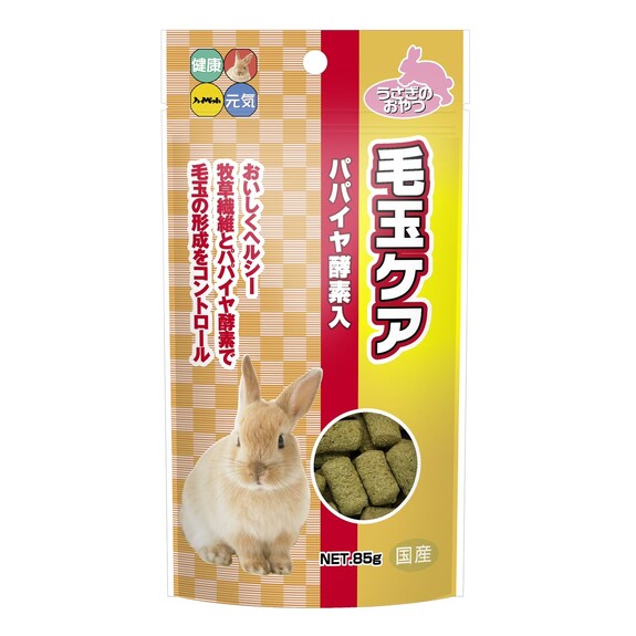 日本Hipet 化毛保健牧草零食85g-2024.05-黃紅