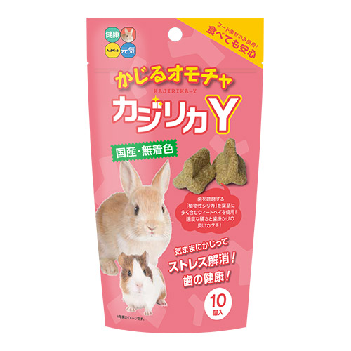 日本 Hipet 小動物卡哩卡哩磨牙點心-Y造型10個入(粉)