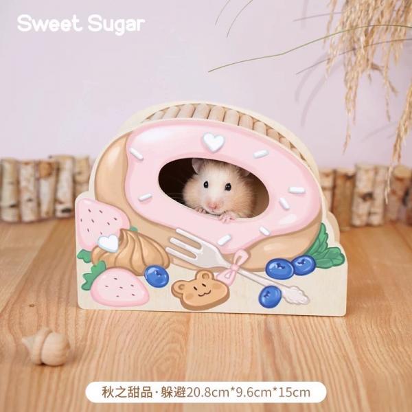 木屋~秋之園舞曲系列(無底座)-秋之甜點(躲避屋/右側進出)