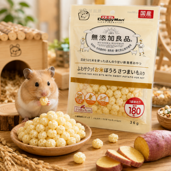 Doggyman 無添加良品 香噴噴地瓜小米餅 36g